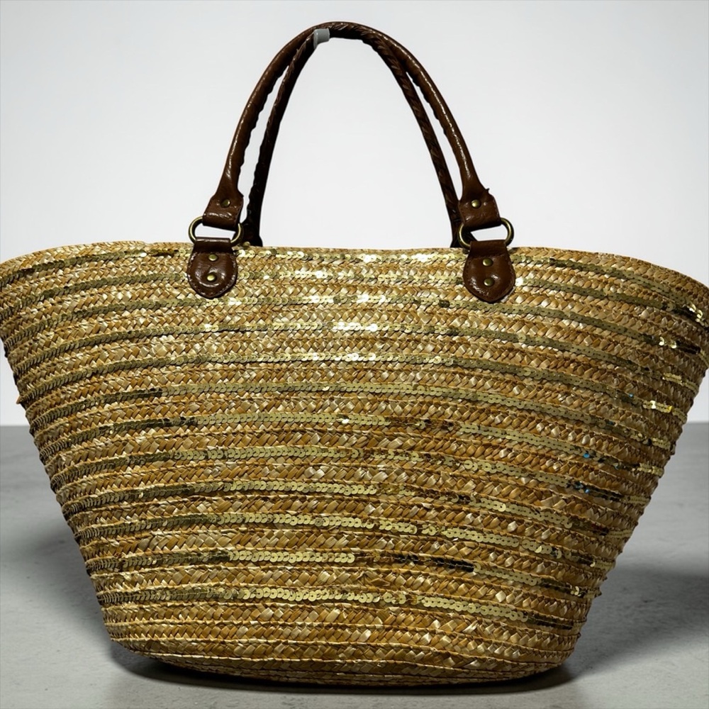 Elegant Gold and Brown Tote Bag